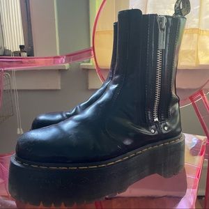 DR.MARTENS JADON MAX platform leather shoes sz 11